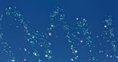 旋涡水的微距摄影